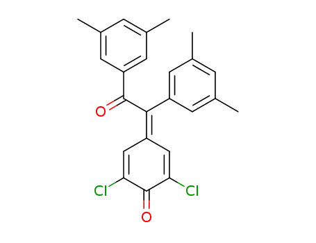 4-[1,2-Bis-(3,5-dimethyl-phenyl)-2-oxo-ethylidene]-2,6-dichloro-cyclohexa-2,5-dienone