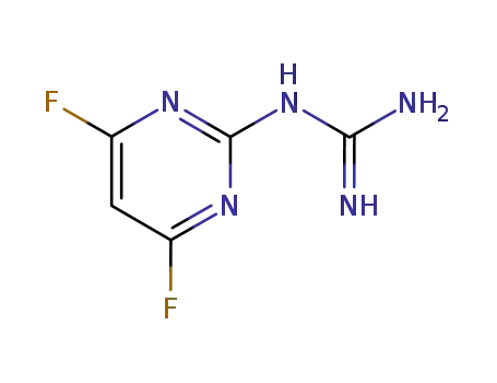 2-guanidino-4,6-difluoropyrimidine