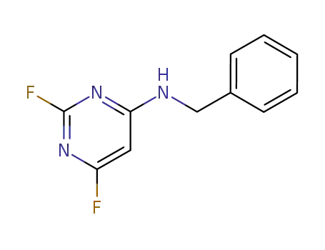 4-benzylamino-2,6-difluoropyrimidine