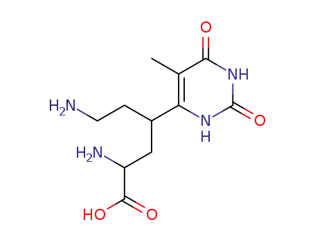 2,6-Diamino-4-(5-methyl-2,6-dioxo-1,2,3,6-tetrahydro-pyrimidin-4-yl)-hexanoic acid