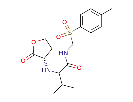 3-methyl-2-(2-oxo-tetrahydro-furan-3-ylamino)-N-(toluene-4-sulfonylmethyl)-butyramide