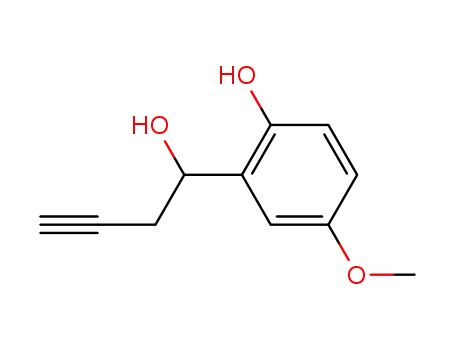 2-(1-hydroxybut-3-yn-1-yl)-4-methoxyphenol