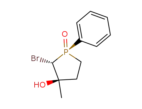 (+/-)-erythro 2-bromo-3-hydroxy-3-methyl-1-phenylphospholane 1-oxide
