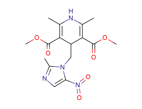 1,4-Dihydro-2,6-dimethyl-4-(2-methyl-5-nitroimidazol-1-yl)methylpyridin-3,5-dicarbonsaeuredimethylester