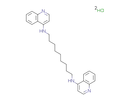 N,N'-di-quinolin-4-yl-nonane-1,9-diamine; compound with GENERIC INORGANIC NEUTRAL COMPONENT