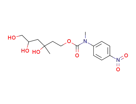 methyl-(4-nitro-phenyl)-carbamic acid 3,5,6-trihydroxy-3-methyl-hexyl ester