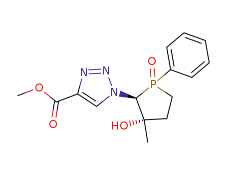 3-hydroxy-2-(4-methoxycarbonyl-1H-1,2,3-triazol-1-yl)-3-methyl-1-phenylphospholane-1-oxide