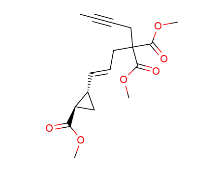 dimethyl trans-2-but-2-ynyl-2-[3-(2-methoxycarbonyl-cyclopropyl)-allyl]-malonate