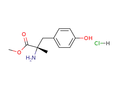 (S)-2-amino-3-(4-hydroxy-phenyl)-2-methyl-propionic acid methyl ester hydrochloride