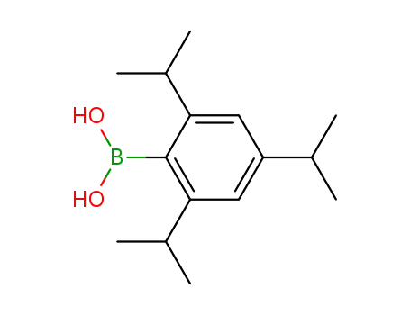 Molecular Structure of 154549-38-9 (2,4,6-TRIISOPROPYLBENZENEBORONIC ACID)