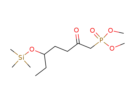(2-oxo-5-trimethylsilanyloxy-heptyl)-phosphonic acid dimethyl ester