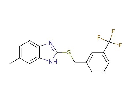 6-methyl-2-(3-trifluoromethyl-benzylsulfanyl)-1H-benzoimidazole