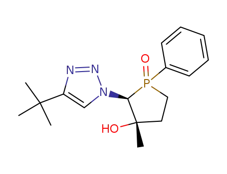 3-hydroxy-2-(4-t-butyl-1H-1,2,3-triazol-1-yl)-3-methyl-1-phenylphospholane-1-oxide