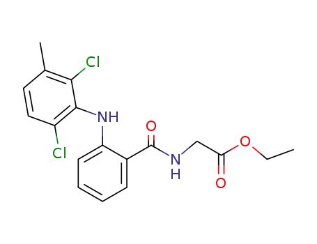 ethyl 2-[2-(2,6-dichloro-3-methylphenylamino)benzamido]acetate