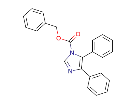 4,5-diphenyl-imidazole-1-carboxylic acid benzyl ester