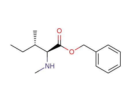 (2S,3S)-3-methyl-2-methylaminopentanoic acid benzyl ester