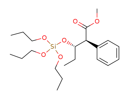 methyl 2-phenyl-3-(tripropoxysiloxy)pentanoate