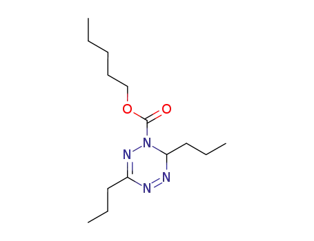 3,6-dipropyl-6H-[1,2,4,5]tetrazine-1-carboxylic acid pentyl ester