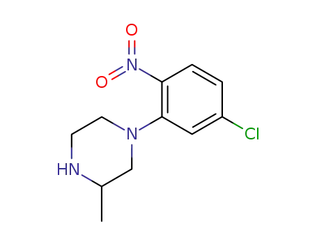 1-(5-chloro-2-nitro-phenyl)-3-methyl-piperazine