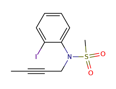 N-(but-2-yn-1-yl)-N-(2-iodophenyl)methanesulfonamide