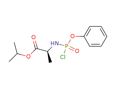 Molecular Structure of 261909-49-3 (L-Alanine, N-(chlorophenoxyphosphinyl)-, 1-methylethyl ester)