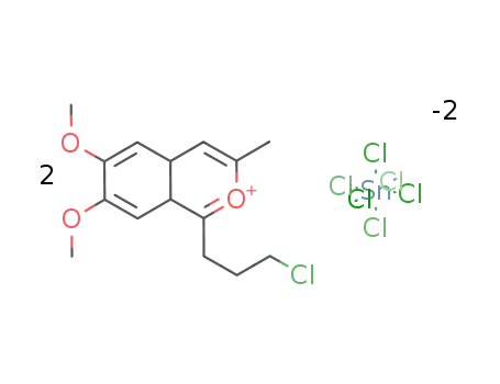 1-(3-chloropropyl)-6,7-dimethoxy-3-methylbenzo[c]pyrylium hexachlorostannate
