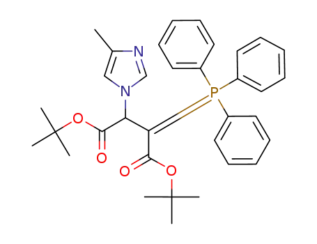 di-tert-butyl 2-(4-methylimidazol-1-yl)-3-(triphenylphosphoranylidene)butanedioate