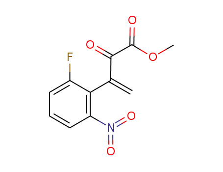 methyl 3-(2-fluoro-6-nitrophenyl)-2-oxobut-3-enoate