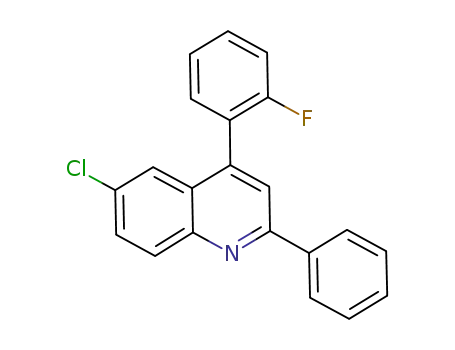 2-phenyl-4-(2'-fluorophenyl)-6-chloroquinoline