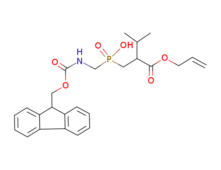 (R,S)-2-isopropyl-3-((1-(N-(9-fluorenylmethoxycarbonyl)amino)methyl)phosphinic acid) propanoic acid allyl ester