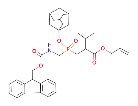 (R,S)-2-isopropyl-3-((1-(N-(9-fluorenylmethoxycarbonyl)amino)methyl)adamantyloxyphosphinyl) propanoic acid allyl ester