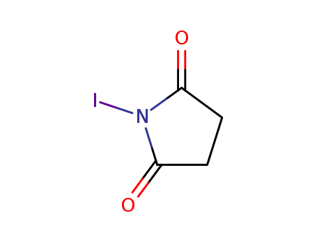 516-12-1,N-Iodosuccinimide,5-21-09-00544 (Beilstein Handbook Reference);Succinimide, N-iodo-;N-Iodosuccinimide 99%;2,5-Pyrrolidinedione, 1-iodo- (9CI);1-Iodopyrrolidine-2,5-dione;Succiniodimide;