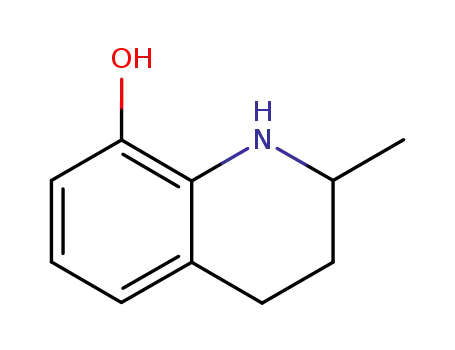 Molecular Structure of 81485-78-1 (2-METHYL-1,2,3,4-TETRAHYDROQUINOLIN-8-OL HYDROCHLORIDE)