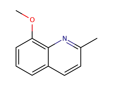 Molecular Structure of 3033-80-5 (8-METHOXY-2-METHYLQUINOLINE)