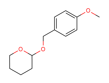 Molecular Structure of 18494-82-1 (2H-Pyran, tetrahydro-2-[(4-methoxyphenyl)methoxy]-)