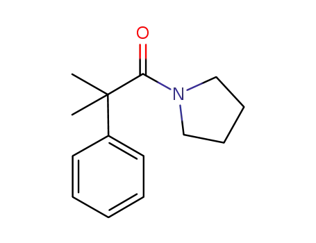 2-methyl-2-phenyl-propionic acid , pirrolidineamide