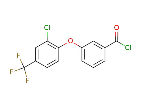 5-[2-chloro-4-(trifluoromethyl)phenoxy]benzoyl chloride