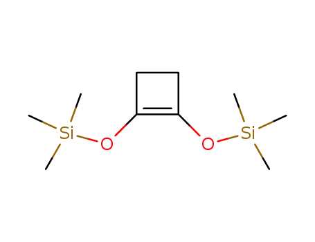 Molecular Structure of 17082-61-0 (1,2-BIS(TRIMETHYLSILYLOXY)CYCLOBUTENE)