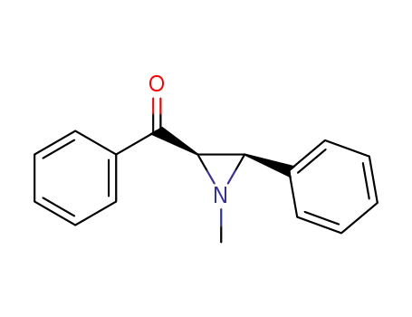 Molecular Structure of 6476-40-0 (Methanone, (1-methyl-3-phenyl-2-aziridinyl)phenyl-, cis-)