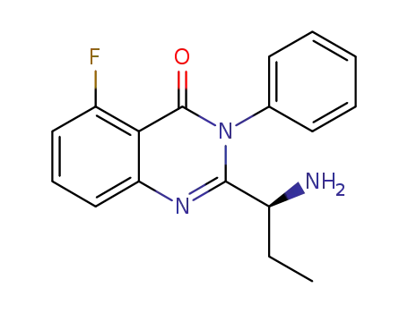 (S)-2-(1-((9H-purin-6-yl-2,8-d2)amino)propyl)-5-fluoro-3-phenylquinazolin-4(3H)-one