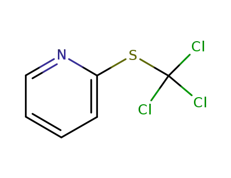 Molecular Structure of 66832-24-4 (Pyridine, 2-[(trichloromethyl)thio]-)