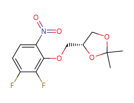 (R)-3,4-difluoro-2-(2,3-isopropylidenedioxypropoxy)nitrobenzene