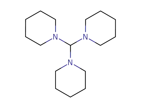 Molecular Structure of 22630-08-6 (Piperidine, 1,1',1''-methylidynetris-)