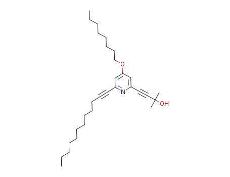 2-(1-dodecynyl)-6-(3-hydroxy-3-methyl-1-butynyl)-4-octoxypyridine