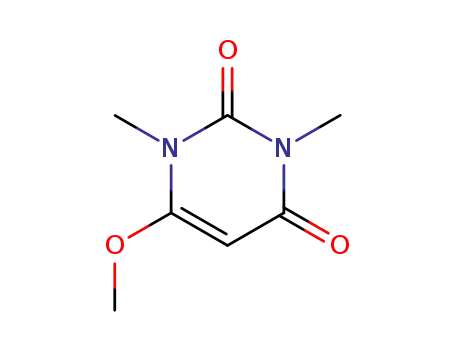 Molecular Structure of 4097-20-5 (6-METHOXY-1,3-DIMETHYL-2,4(1H,3H)-PYRIMIDINEDIONE)
