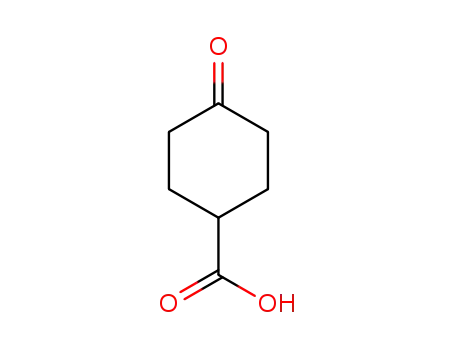 Molecular Structure of 874-61-3 (4-Oxocyclohexanecarboxylic acid)
