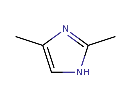 Molecular Structure of 930-62-1 (2,4-Dimethylimidazole)