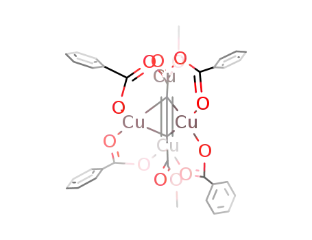 tetrakisbenzoato(dimethyl acetylenedicarboxylate)tetracopper(I)