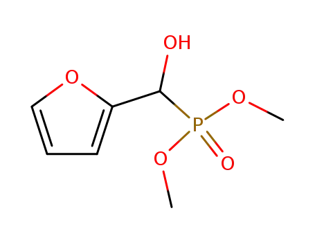 Molecular Structure of 1883-27-8 (Phosphonic acid, (2-furanylhydroxymethyl)-, dimethyl ester)