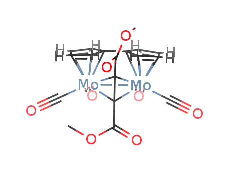 (η5:η5-fulvalene)tetracarbonyl(dimethyl ethynedicarboxylate)dimolybdenum